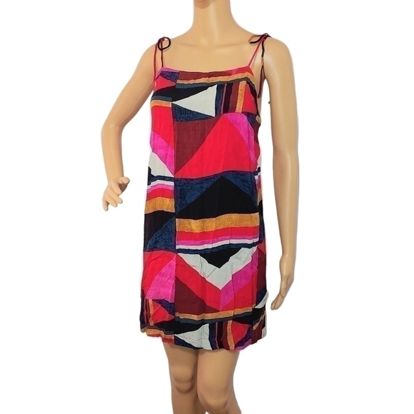 Billabong geometric multi color beach dress - Picture 2 of 8